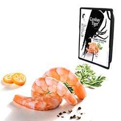 Cambay Tiger DVC Jumbo Prawns :300g