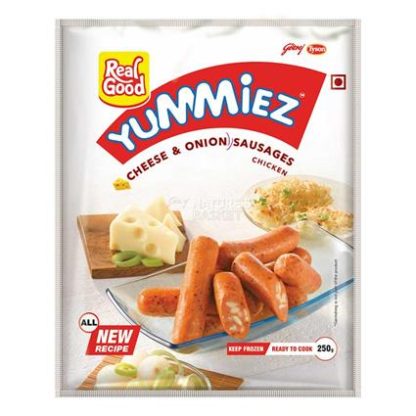 Yummiez Chicken Cheese and Onion Sausage :250g