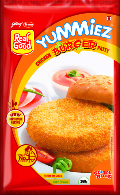 Yummiez Chicken Burger : 360g