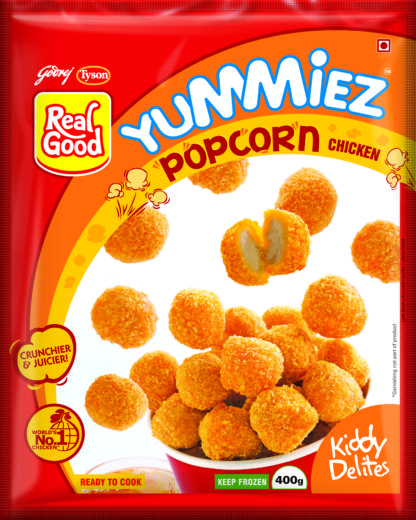 Yummiez  Chicken Popcorn: 400g