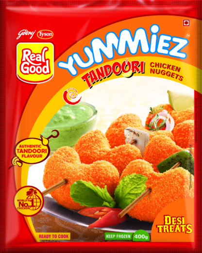 Yummiez Tandoori Chicken Nuggets : 400g