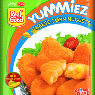 Yummiez Veg Cheese Corn Nuggets: 400g