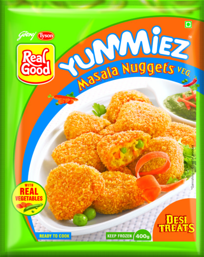 Yummiez Masala Nuggets: 400g